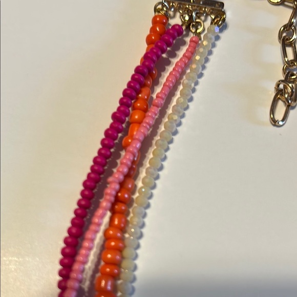 Multicolor Beaded Necklace - Picture 3 of 4